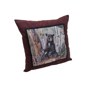 Zierkissen Bär sitzend