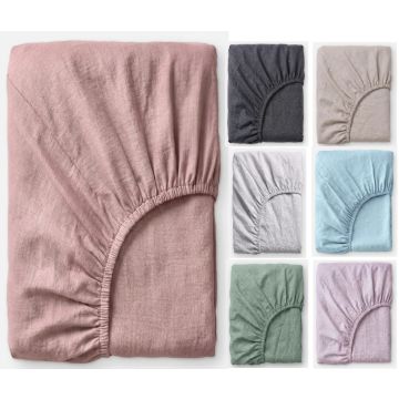 Fixleintuch Linus - 100% Leinen - 9 Farben