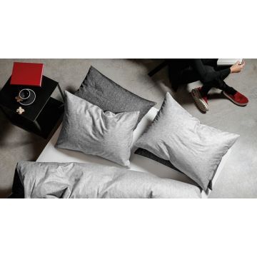 Bettwäsche Satin grau