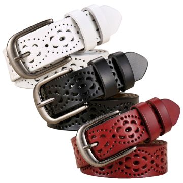 Ledergürtel mit Lochmuster