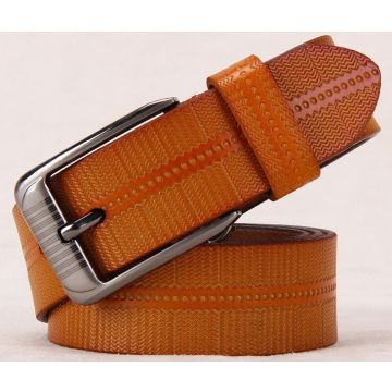 Ledergürtel orangebraun