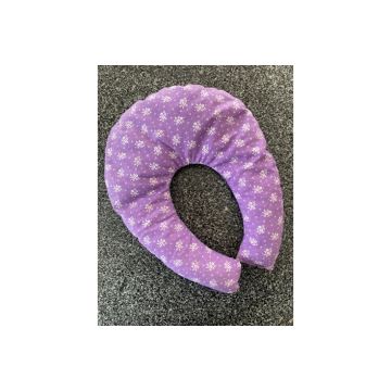 Kissen Nackenhörnli Dinkel violett Blumen kaufen