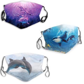 Stoffmaske Meerestiere