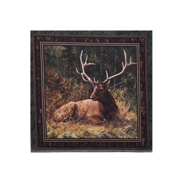 Stoff Panel Hirsch 03