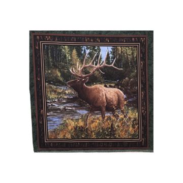 Stoff Panel Hirsch 04