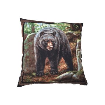 Zierkissen Schwarzbär Goran