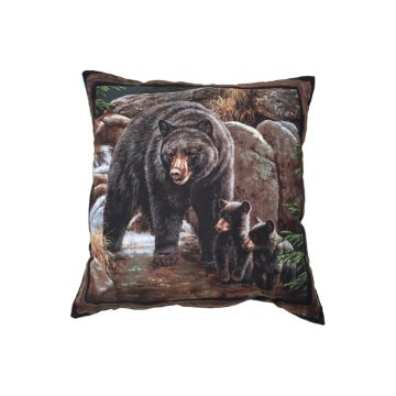 Zierkissen Schwarzbär Jacky