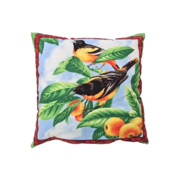 Zierkissen Vögel & Früchte