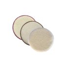 Sitzkissen rund mit Schafwollflor