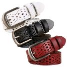 Ledergürtel mit Lochmuster