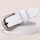 Ledergürtel weiss Damengürtel