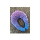 Nackenhörnli Schafwolle / Tupfen violett