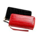 Damenportemonnaie lang mit Krokodiloptik