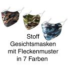 Stoffmaske Fleckenmuster