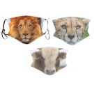 Stoffmaske Tierkopf / modisch Gesichtsmaske 