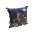 Zierkissen heulender Wolf 