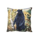 Zierkissen Schwarzbär stehend