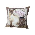 Zier Kissen Siamkatze / coussin chat