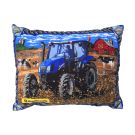 Zierkissen Traktor blau coussin tracteur